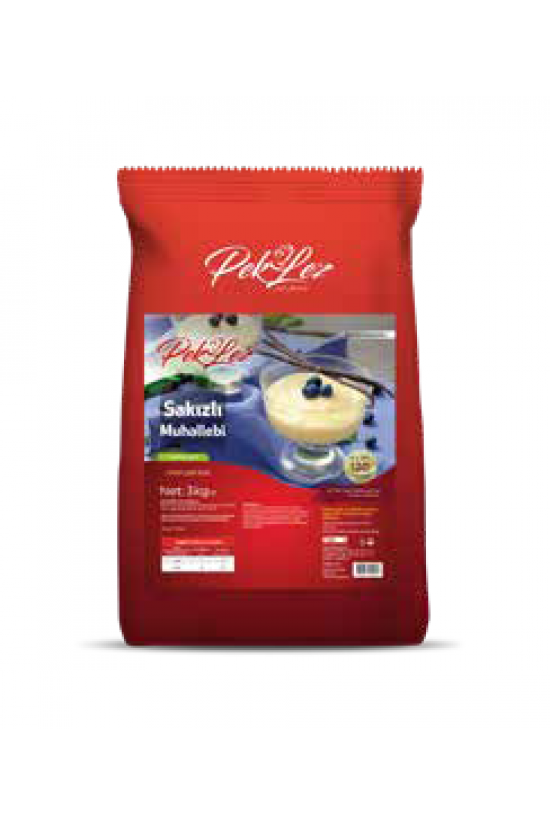 PEKLEZ DAMLA SAKIZLI MUHALLEBİ (3 Kg.x4)