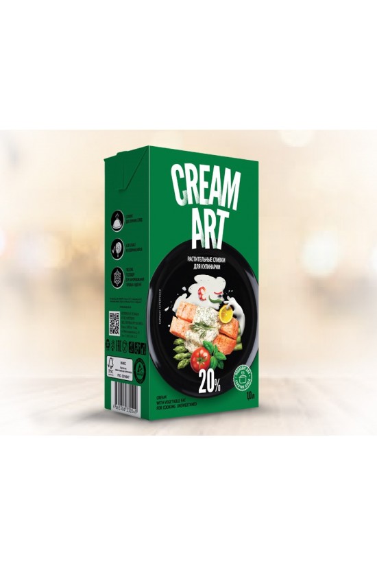 CREAM ART BİTKİSEL KREMA %20 (1 Lt. x 12)