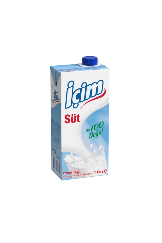 İÇİM YARIM YAĞLI UHT SÜT (1 Lt.x12)