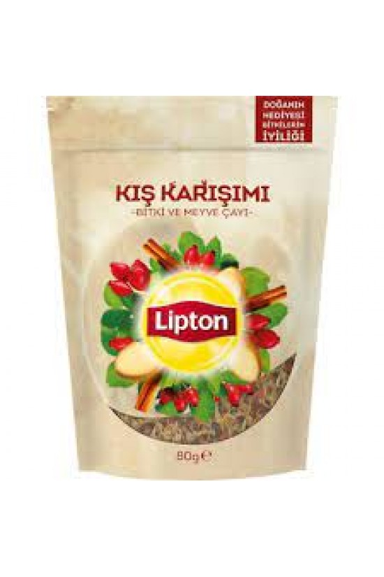 LİPTON KIŞ KARIŞIMI DÖKME ÇAY (80gr.) Kolide 10LU