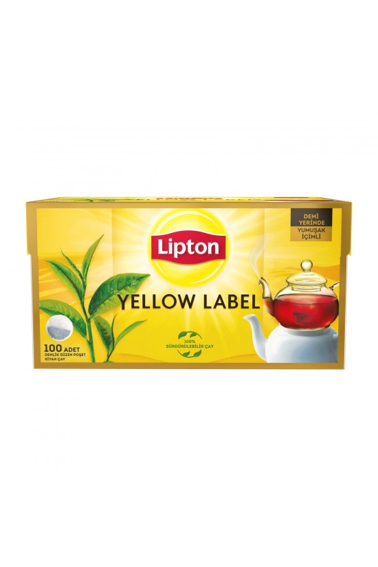 LİPTON YELLOW LABEL DEMLİK POŞET (100Ad.x16)